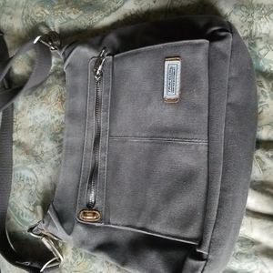 Travelon  anti theft grey shoulder/ crossbody purse